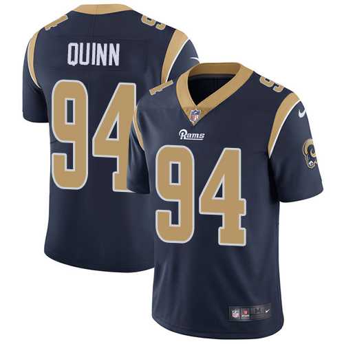 Nike Los Angeles Rams #94 Robert Quinn Navy Blue Team Color NFL Vapor Untouchable Limited Jersey,We sell and wholesale Nike Los Angeles Rams #94 Robert Quinn Navy Blue Team Color NFL Vapor Untouchable Limited Jersey on line form chian!